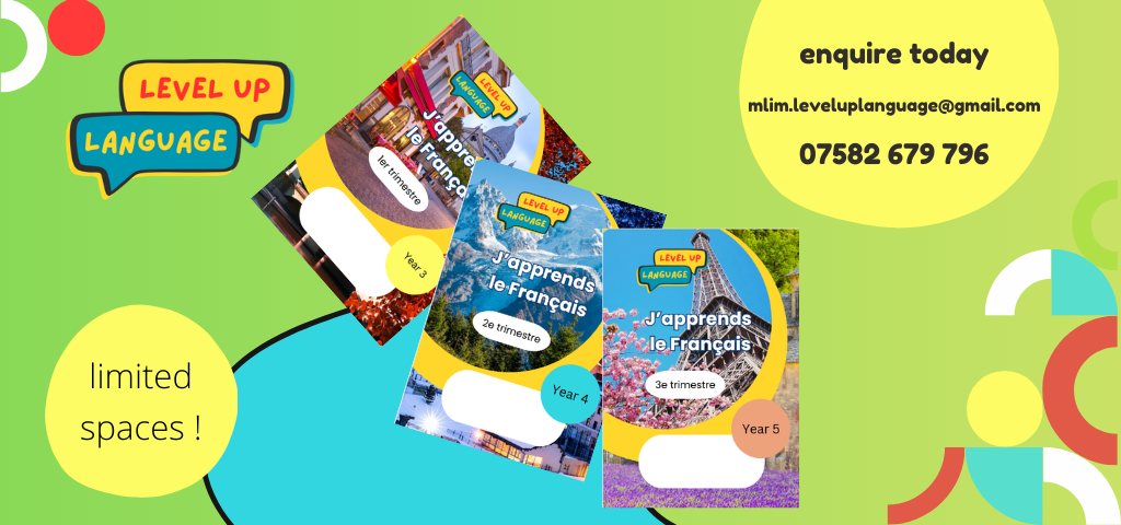 Level Up Language — Limited spaces! Enquire today. High quality French learning materials